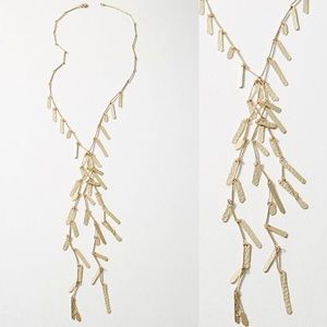 BNWT Spring Showers Y necklace Anthropologie